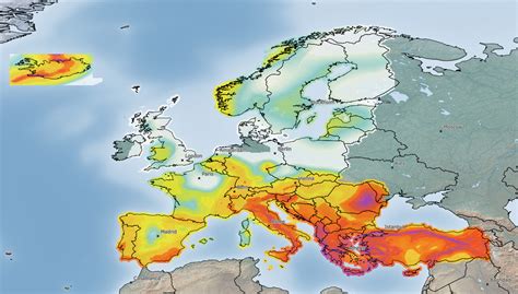 earthquake map europe